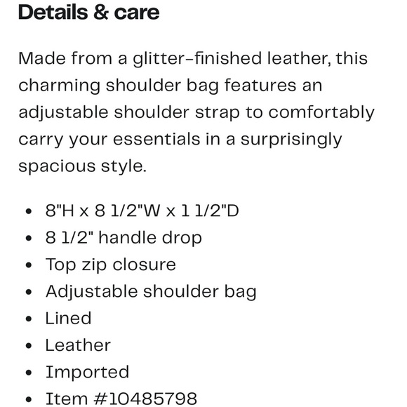 Kate Spade Elegant Black Glitter Shoulder Bag - Picture 7 of 7